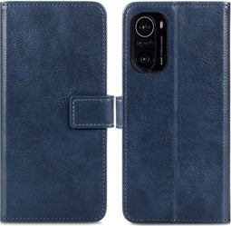 iMoshion Hoesje Geschikt voor Xiaomi Poco F3 Hoesje Met Pasjeshouder - iMoshion Luxe Bookcase - Donkerblauw