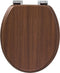 Tiger Douglas - WC bril - Soft Close - MDF - Walnoot