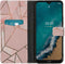 iMoshion Hoesje Geschikt voor Nokia G50 Hoesje Met Pasjeshouder - iMoshion Design Softcase Bookcase - Meerkleurig / Pink Graphic