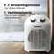 Fakir Trend HL 100 - Elektrische Kachel - 2000W met Ventilator - Wit/Grijs