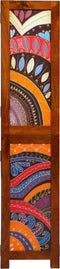 vidaXL - Kamerscherm - 3 - Panelen - Honingbruin - 35x1.5x160 - cm - Massief - Acaciahout
