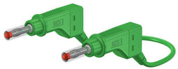 Stäubli XZG425/SIL Veiligheidsmeetsnoer Banaanstekker 4 mm Banaanstekker 4 mm 2.00 m Groen 1 stuk(s)