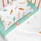 Onderlaken HappyFriday MR FOX Groen Multicolour 70 x 140 x 14 cm