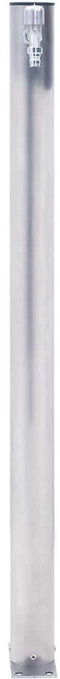 vidaXL - Waterzuil - 100 - cm - roestvrij - staal - rond