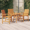 vidaXL - Tuinstoelen - 3 - st - massief - acaciahout