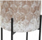 Plantenbakkenset DKD Home Decor Versleten 32,5 x 32,5 x 76,5 cm Metaal (2 Stuks)