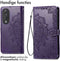 iMoshion Hoesje Geschikt voor Honor 90 Hoesje Met Pasjeshouder - iMoshion Mandala Bookcase - Paars