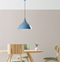 Opviq Bitlisim - Hanglamp - Instelbare hoogte 42-133 cm - Light Blue Ø41 x H35 cm