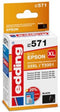 Edding EDD-571 - Inktcartridge - 15 ml - Zwart