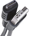 USB-Kabel Type-C, 2 meter, Zwart - Rubber - Celly