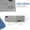 Salora BEAMER4322 - LED-beamer - WiFi - 720p HD - 130 inch (3,3 meter)