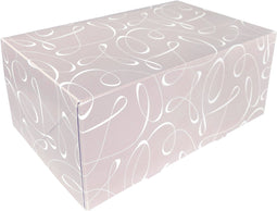 Gebaksdoos | Swirl | karton | 21x14x9cm | zonder venster | 100 stuks