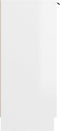 vidaXL - Dressoir - 90,5x30x70 - cm - bewerkt - hout - hoogglans - wit