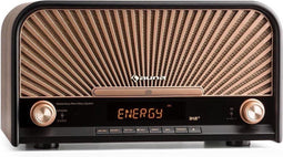 Glastonbury retro stereo-installatie DAB+ FM bluetooth CD MP3 speler