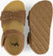vty Cognac sandaal - Platte sandalen - Maat 25 - Cognac