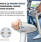Backerz Wiebelkruk - Ergonomische Balanskruk - Hoogte 55-80cm - Wit