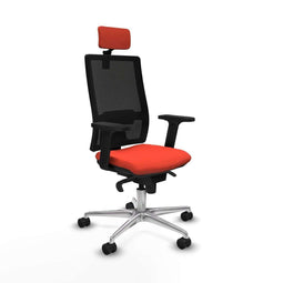 Piqueras y Crespo 2D086N2 - Bureaustoel - Hoofdsteun - Donker oranje