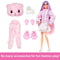 Barbie Cutie Reveal - Barbiepop met 10 verrassingen - Beer (1 stuk)