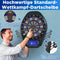 Healfith - Elektronisch dartbord - 34 games 72 varianten 12 dartpijlen - Zwart