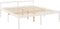 vidaXL - Seniorenbed - massief - grenenhout - wit - 200x200 - cm