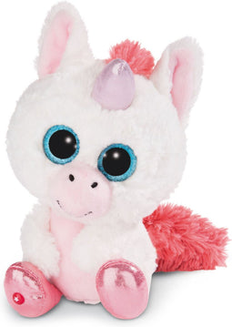 Nici Knuffeleenhoorn Glubschis Milky-fee Junior 25 Cm Wit/roze