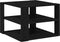 vidaXL - Salontafel - Zwart - Eiken - 59,5x59,5x40 - cm - Gefabriceerd - Hout