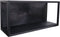 Wandbox Fletcher - 55x18x25 - Zwart - Ijzer/Aluminium/Mangohout