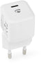 Nedis WCMPD30W100WT - USB-C Wandlader - 30W Power Delivery - Wit