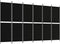 vidaXL - Kamerscherm - met - 6 - panelen - 300x180 - cm - stof - zwart