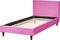 FITOU - Eenpersoonsbed - Roze - 90 x 200 cm - Fluweel