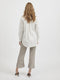 Vila Vigimas - L/s Shirt/su - Katoen - Wit
