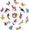 UNIDRAGON Houten Puzzel Voor Volwassenen Dier - Sprookjesvogel - 107 stukjes - Small 18x23 cm