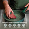 TVS ECO OK Keramische Grillpan - PFAS-vrij - BPA-vrij - Ø26cm - Inductie - 100% gerecycled - Made in Italy - 5 jaar garantie - Groen