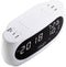 Adler AD 1186 - Wekker - LED-display met thermometer - Wit