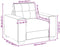 vidaXL - Fauteuil - 60 - cm - fluweel - lichtgrijs