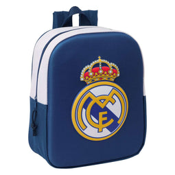 Kinderrugzak Real Madrid C.F. Zwart 22 x 27 x 10 cm 3D