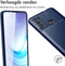iMoshion Hoesje Geschikt voor Motorola Moto G60 Hoesje Siliconen - iMoshion Carbon Softcase Backcover - Blauw