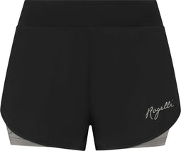 Rogelli Kya 2-in-1 Short - Hardloopshort - Verstelbare taille - Grijs/Zwart - Maat S