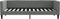 vidaXL - Slaapbank - 90x200 - cm - stof - donkergrijs