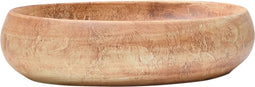 vidaXL - Opzetwasbak - ovaal - 59x40x15 - cm - keramiek - bruin
