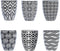 Cosy&Trendy Nikko Black Beker - Ø 7.3 cm - Set-6