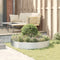 vidaXL - Tuinplanters - 5 - stuks - 120x120x20 - cm - Gegalvaniseerd - Staal
