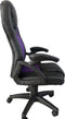 Bureaustoel Junior kinderen - gamestoel - racing gaming stijl - zwart paars