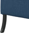 vidaXL - Hoge - Rug - Bank - Blauw - 109x56x121 - cm - Stof