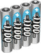 Oplaadbare AAA batterij (potlood) Ansmann HR03 +Box NiMH 1050 mAh 1.2 V 4 stuk(s)