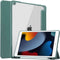 imoshion Tablet Hoes - Geschikt voor iPad 9e generatie (2021) 10.2 inch / 8e generatie (2020) 10.2 inch / 7e generatie (2019) 10.2 inch - Trifold Hardcase Bookcase - Groen
