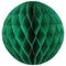 Donkergroene honeycomb bol - 30 cm