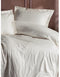 Satin King - Beddengoedset - 1 dekbedovertrek 220 x 240 cm + 2 kussenslopen 60 x 60 cm - 100% katoensatijn - Ecru