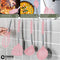 COOCK Keukengerei Set XL - 26 delig - Hittebestendig BPA-vrij - Roze (26 stuks)