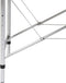 vidaXL - Inklapbare - massagetafel - 3 - zones - met - aluminium - frame - (blauw)